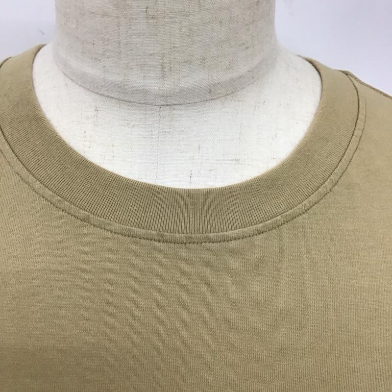 エッセンシャルズ ESSENTIALS Tシャツ 半袖 半袖カットソー プリントTシャツ クルーネックカットソー S ロゴ、文字 ベージュ / ベージュ /  メンズ USED 古着 中古 10115935