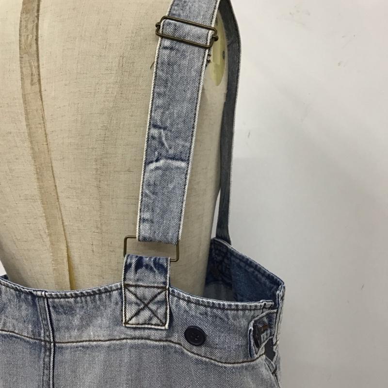 ダブルクローゼット w closet サロペット・オーバーオール サロペット、オーバーオール 333125 ハイウエストサロペット FREE 無地 水色 / ライトブルー /  レディース USED 古着 中古 10120242