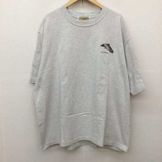 エルエルビーン L.L.Bean Tシャツ 半袖 XL プリント 灰 / グレー /  メンズ USED 古着 中古 10145808