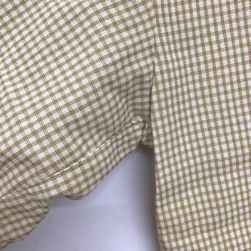 エヘカソポ ehka sopo シャツ、ブラウス 長袖 1710852 FREE チェック 黄 / イエロー /  レディース USED 古着 中古 10144111