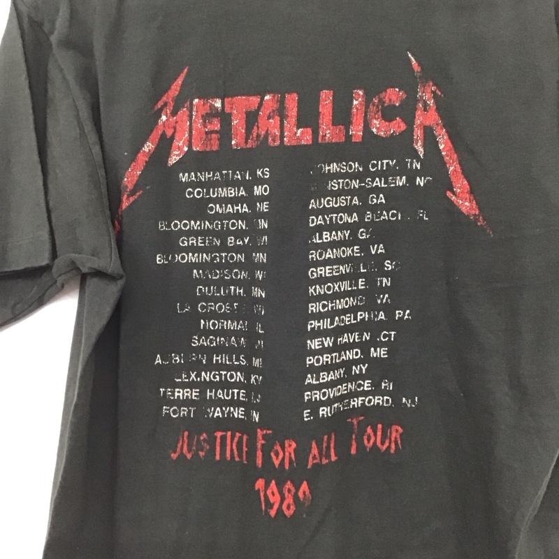 古着 USED Tシャツ 半袖 METALICA L プリント カーキ / カーキ /  メンズ USED 古着 中古 10145669