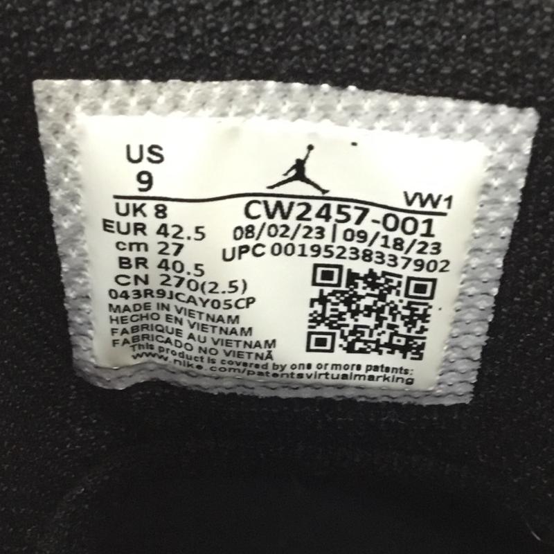 ナイキ NIKE スニーカー スニーカー CW2457-001 JORDAN ONE TAKE II 27.0cm ロゴ、文字 黒 / ブラック /  メンズ USED 古着 中古 10141701