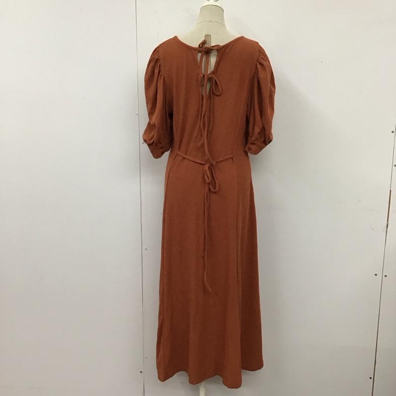 アルシーヴ archives ワンピース ロングスカート 無地 茶 / ブラウン /  レディース USED 古着 中古 10121190