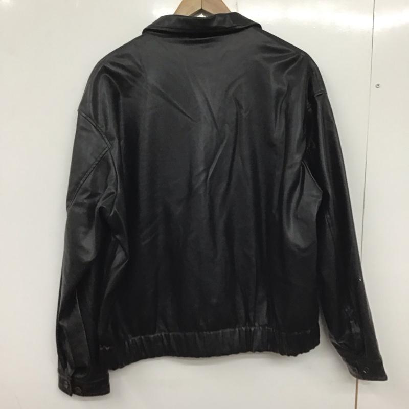 ウィム バイ リドム WYM LIDNM ジャケット、上着 ジャケット、ブレザー wyjk479 ジャケット アウター フェイクレザージャケット M 無地 黒 / ブラック /  メンズ USED 古着 中古 10138592