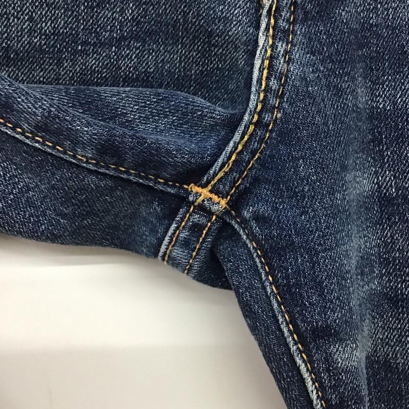 リーバイストラウスアンドコー Levi Strauss & co. パンツ デニム、ジーンズ デニムパンツ ワイドパンツ カジュアルパンツ ストレッチパンツ 31インチ 無地 インディゴ / インディゴ /  メンズ USED 古着 中古 10144802