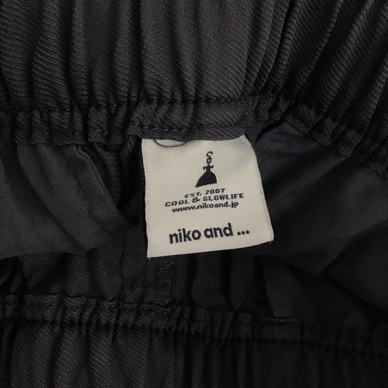 ニコアンド niko and... ボトムス ボトムス NKN53520AD サラサラタックサイドラインPT FREE 無地 チャコールグレー / チャコールグレー /  レディース USED 古着 中古 10147043