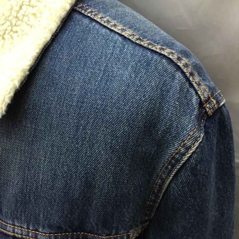 リーバイストラウスアンドコー Levi Strauss & co. ジャケット、上着 ジャケット、ブレザー デニムジャケット カラーボアジャケット Gジャン S 無地 インディゴ / インディゴ /  メンズ USED 古着 中古 10115029