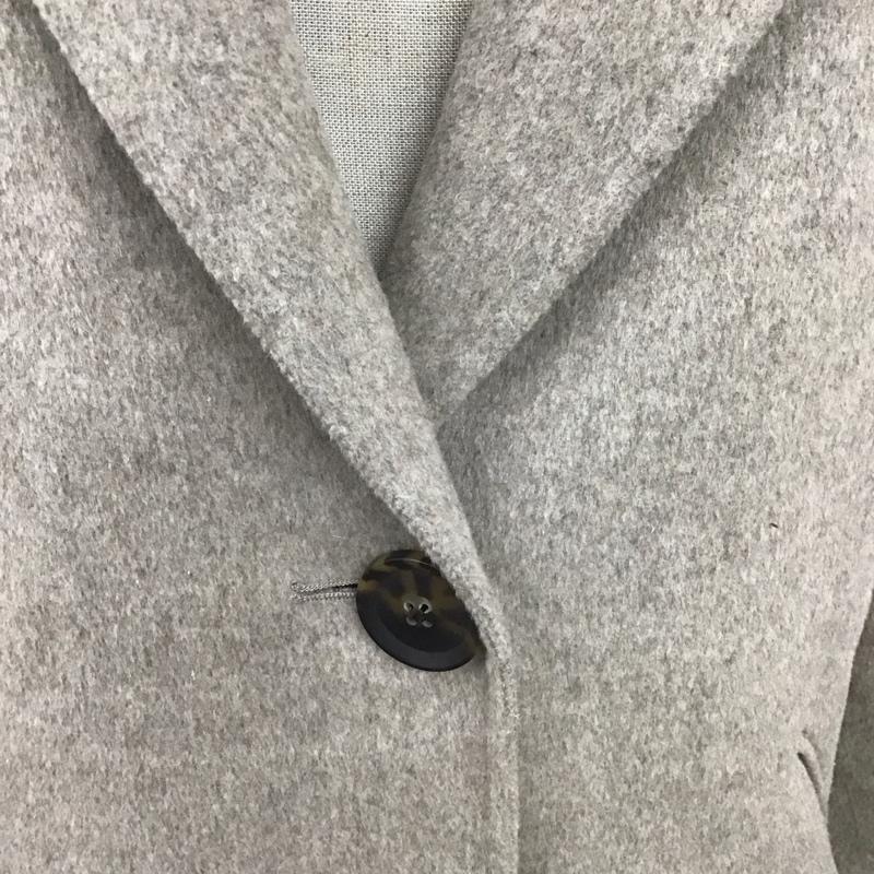 バナナリパブリック BANANA REPUBLIC コート コート一般 ロングコート ロングジャケット カラージャケット アウター XS 無地 ベージュ / ベージュ /  レディース USED 古着 中古 10124738