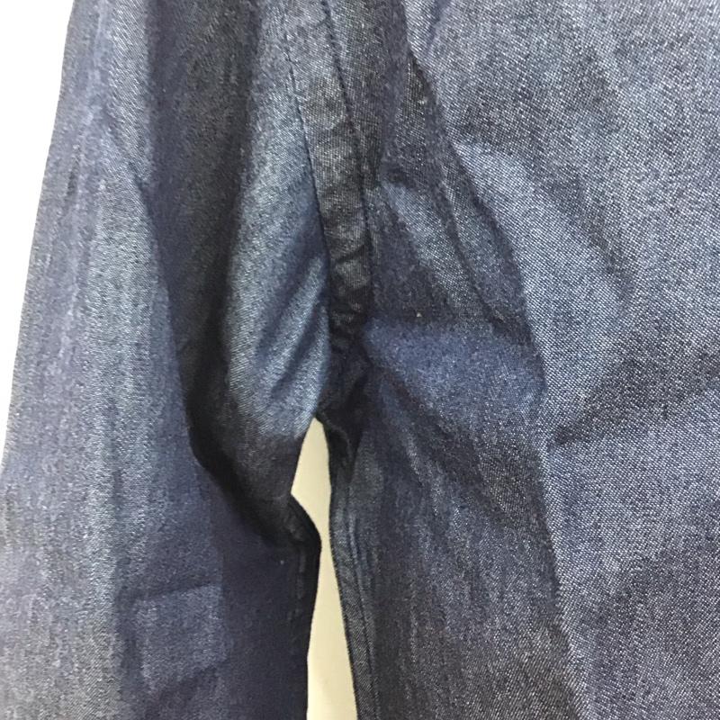 トミーヒルフィガー TOMMY HILFIGER シャツ、ブラウス 長袖 ボタンダウン ワッペン M ワンポイント インディゴ / インディゴ /  メンズ USED 古着 中古 10111180