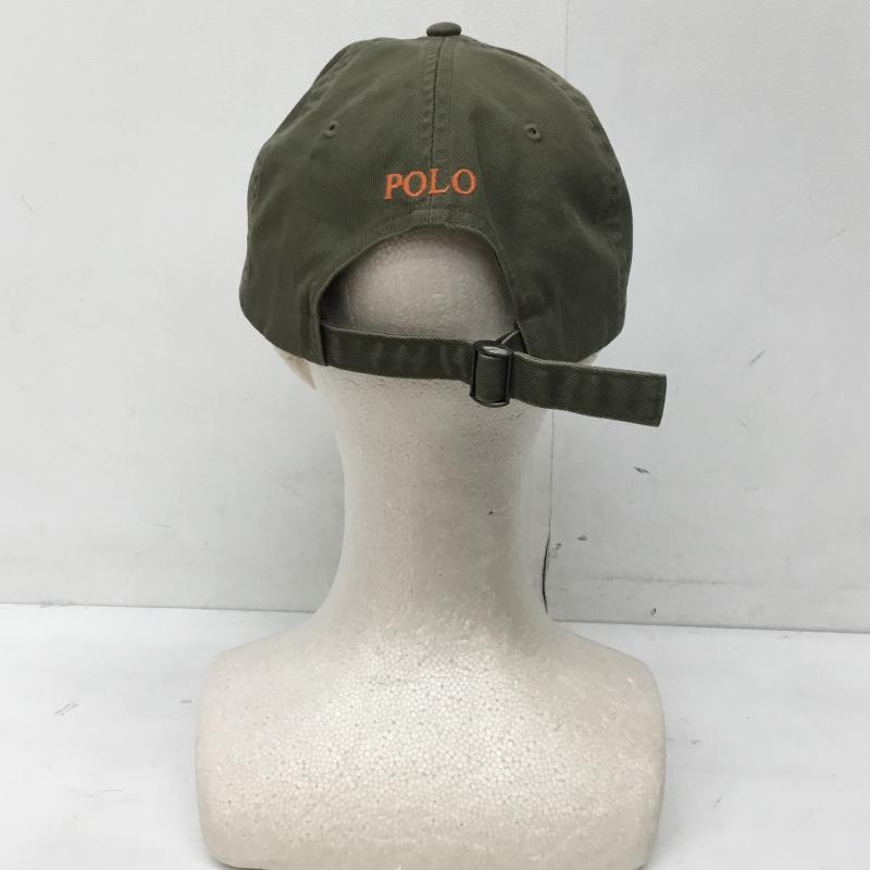 ポロラルフローレン POLO RALPH LAUREN 帽子 キャップ ロゴ、文字 カーキ / カーキ /  メンズ USED 古着 中古 10140923