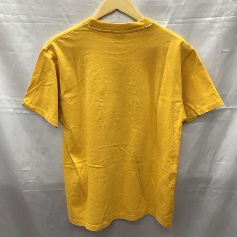 コンバース CONVERSE Tシャツ 半袖 8272-6350 刺繡 クルーネック L ロゴ、文字 橙 / オレンジ /  メンズ USED 古着 中古 10117035