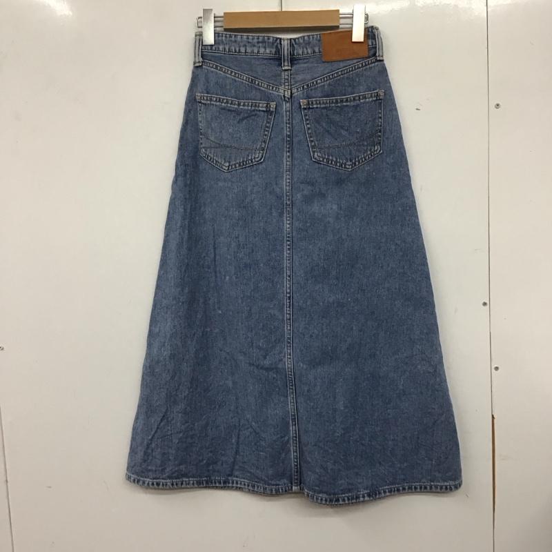 サムシング SOMETHING スカート ロングスカート SGL983 デニム スカート green label relaxing S 無地 水色 / ライトブルー /  レディース USED 古着 中古 10140382