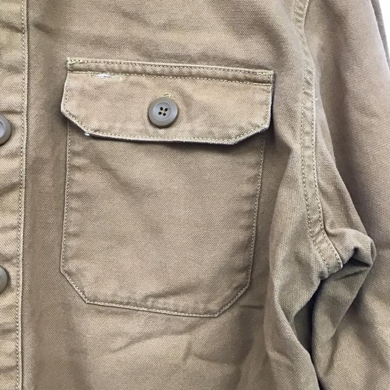 パタゴニア patagonia シャツ、ブラウス 長袖 53825FA14 ワークシャツ S 無地 茶 / ブラウン /  メンズ USED 古着 中古 10145235