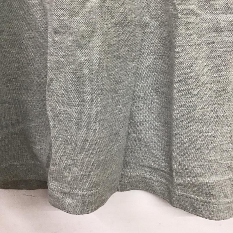 トミーヒルフィガー TOMMY HILFIGER ポロシャツ 半袖 半袖ポロシャツ カラーシャツ 半袖カットソー S 無地 灰 / グレー /  メンズ USED 古着 中古 10149616