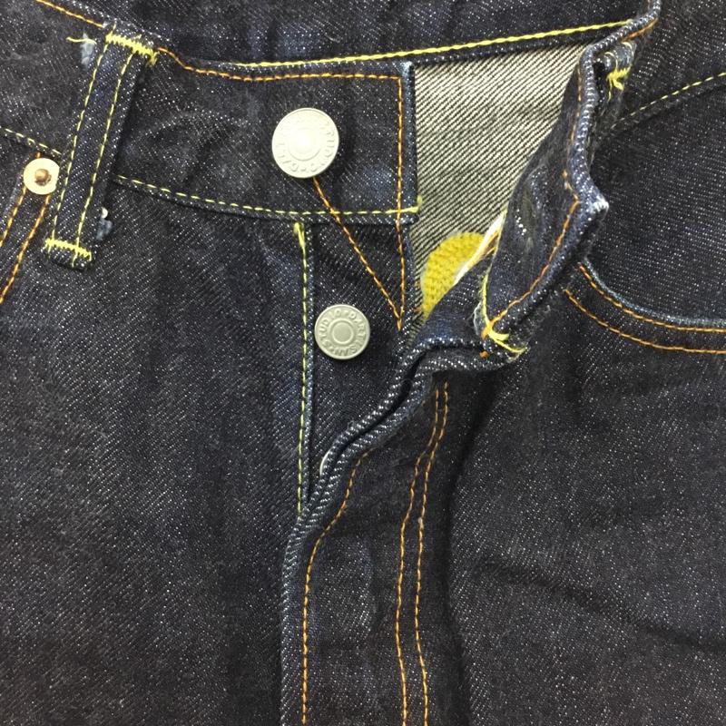 スタディオダルチザン STUDIOD ARTISAN&SA パンツ デニム、ジーンズ デニムパンツ ストレートパンツ ワイドパンツ カジュアルパンツ 30インチ ロゴ、文字 インディゴ / インディゴ /  メンズ USED 古着 中古 10109492