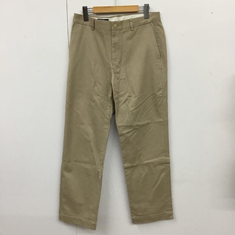 ポロバイラルフローレン Polo by RALPH LAUREN パンツ チノパン チノパン カジュアルパンツ ワイドパンツ ストレートパンツ 33インチ 無地 ベージュ / ベージュ /  メンズ USED 古着 中古 10115643