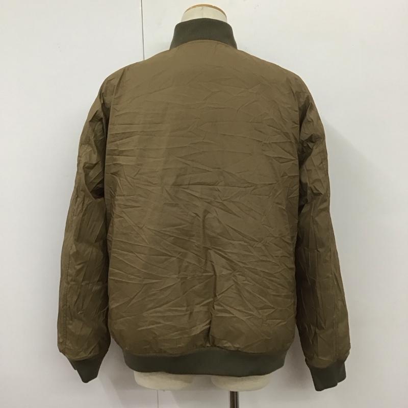 エディーバウアー Eddie Bauer ジャケット、上着 ジャンパー、ブルゾン ジップアップジャケット ダウンジャケット カジュアルジャケット アウター リバーシブル L 無地 茶 / ブラウン /  メンズ USED 古着 中古 10110405