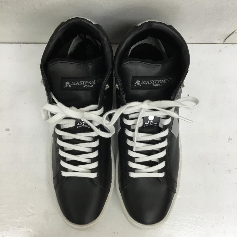 コンバース CONVERSE スニーカー スニーカー 34200960 PRO LEATHER HI MASTERMINDコラボ 28.0cm ロゴ、文字 黒 / ブラック / X 銀 / シルバー /  メンズ USED 古着 中古 10143892