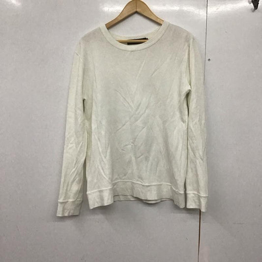 マージン Magine カットソー 長袖 長袖カットソー 無地カットソー クルーネック 48 無地 白 / ホワイト /  メンズ USED 古着 中古 10143455