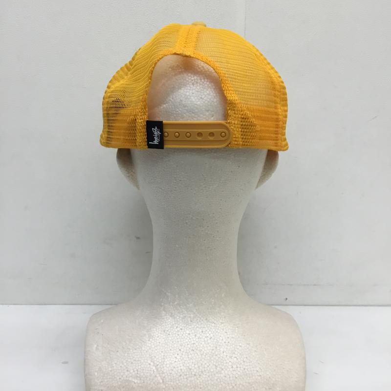 ステューシー STUSSY 帽子 キャップ FREE ロゴ、文字 黄 / イエロー /  メンズ USED 古着 中古 10124389