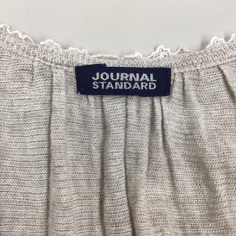 ジャーナルスタンダード JOURNAL STANDARD ワンピース ひざ丈スカート 09-070-400-0651-2-0 フレンチスリーブ FREE  グレージュ / グレージュ /  レディース USED 古着 中古 10115434