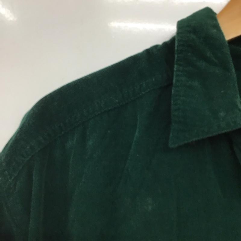 エディーバウアー Eddie Bauer ワンピース ひざ丈スカート M 無地 緑 / グリーン /  レディース USED 古着 中古 10145014