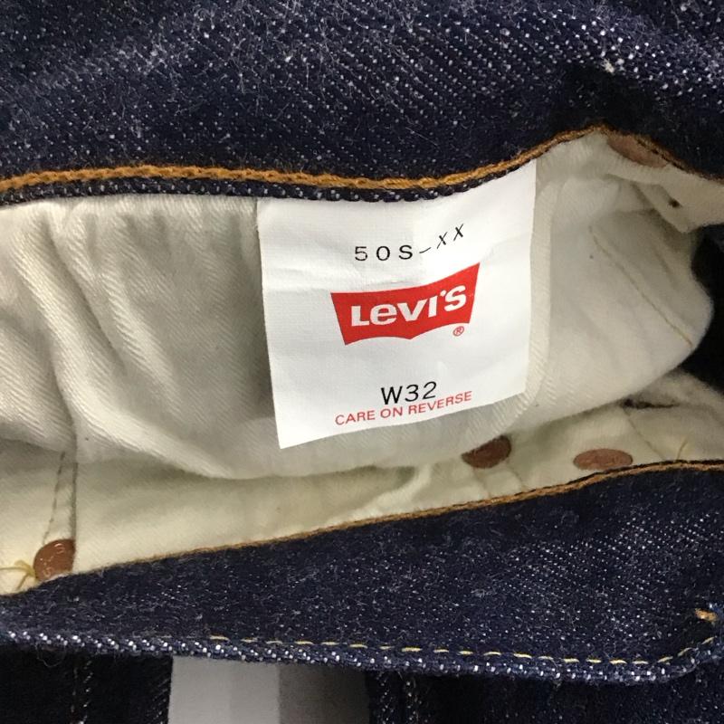 リーバイストラウスアンドコー Levi Strauss & co. パンツ デニム、ジーンズ デニムパンツ ワイドパンツ カジュアルパンツ 50s 日本製 32インチ 無地 インディゴ / インディゴ /  メンズ USED 古着 中古 10141364