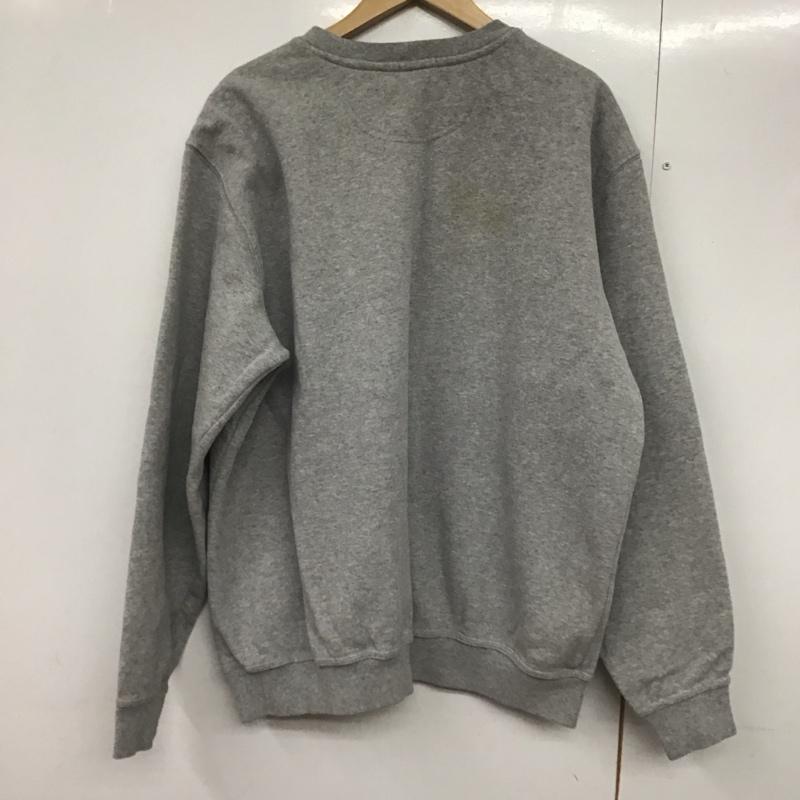 カーハート Carhartt トレーナー 長袖 長袖トレーナー スウェット クルーネック プルオーバー L 無地 灰 / グレー /  メンズ USED 古着 中古 10143215
