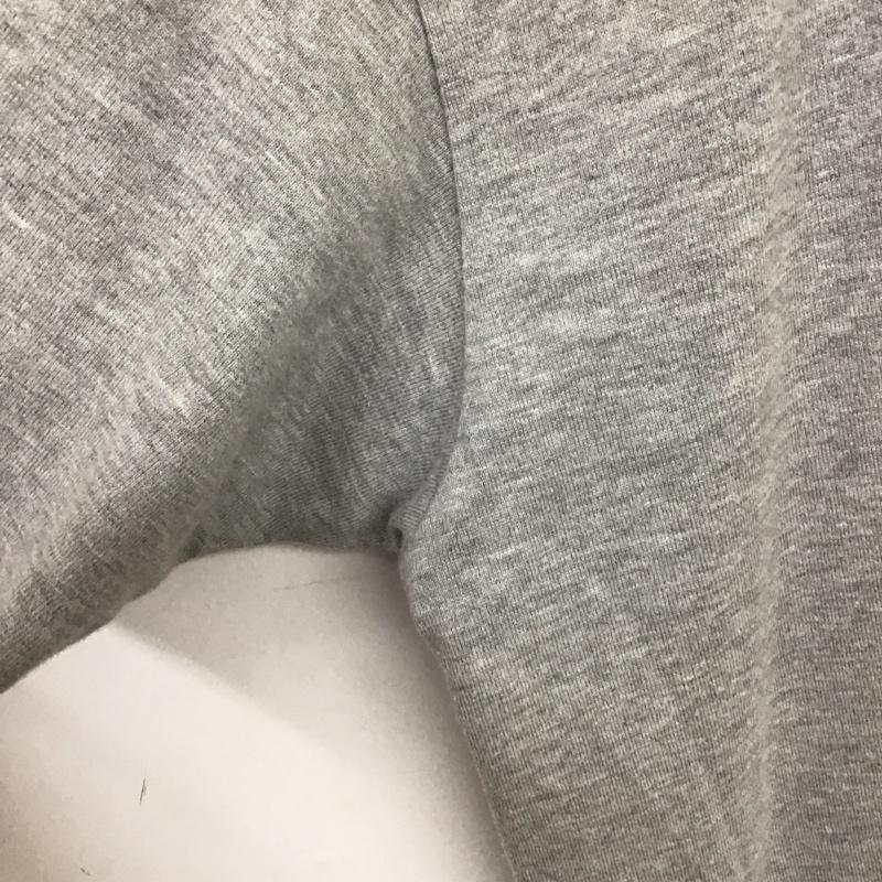 パパス PAPAS カットソー 半袖 半袖カットソー ヘンリーネックカットソー プリントTシャツ LL ロゴ、文字 灰 / グレー /  メンズ USED 古着 中古 10132384