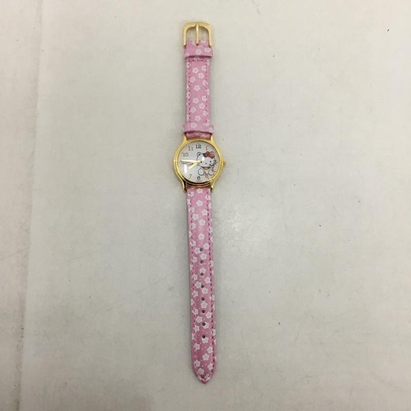 シチズン CITIZEN 腕時計 アナログ（クォーツ式） ハローキティ HELLO KITTY 日本製 0007N003 キャラクター 桃 / ピンク /  レディース USED 古着 中古 10144147