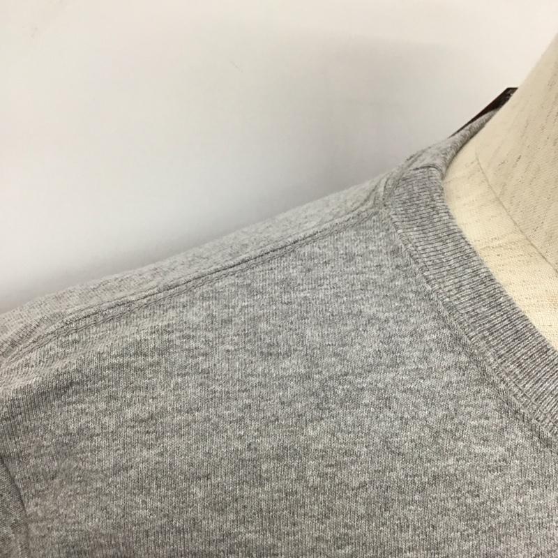 カットレート Cut-Rate Tシャツ 半袖 CR-13ST014 クルーネック バックプリント 胸ポケット タグ付き M ロゴ、文字 灰 / グレー /  メンズ USED 古着 中古 10107547