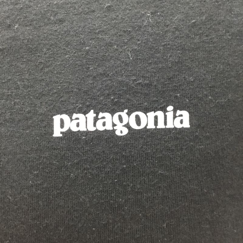 パタゴニア patagonia カットソー 長袖 38518sp21 LOGORESPONSIBILITEE 長袖カットソー プリントTシャツ M ロゴ、文字 黒 / ブラック /  メンズ USED 古着 中古 10108789