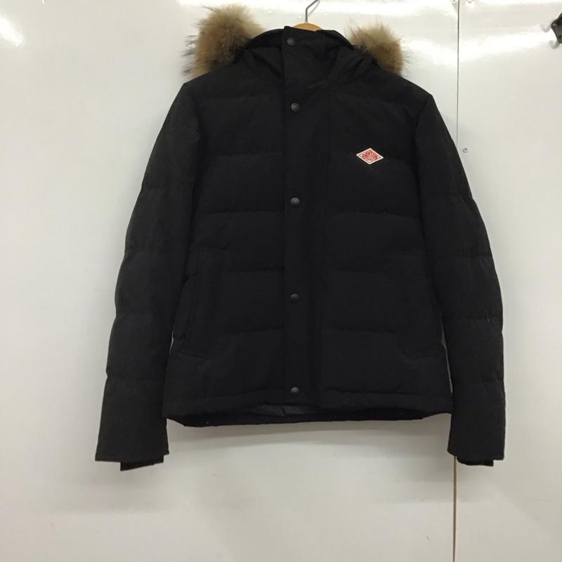 ダントン Danton ジャケット、上着 ダウンジャケット JD-8931 LAS ショートダウンコート フェザー 36 ロゴ、文字 黒 / ブラック /  レディース USED 古着 中古 10142308