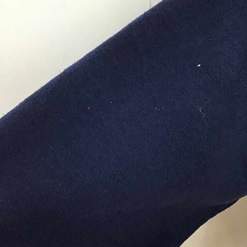 ソフィー SOFFE トレーナー 長袖 長袖トレーナー スウェット クルーネック リブスウェットカットソー L ロゴ、文字 紺 / ネイビー /  メンズ USED 古着 中古 10123760