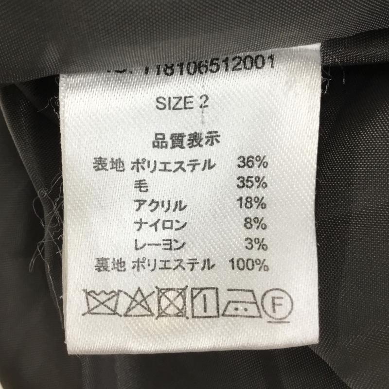 エゴイスト EGOIST コート コート一般 2 無地 チャコールグレー / チャコールグレー /  レディース USED 古着 中古 10137698