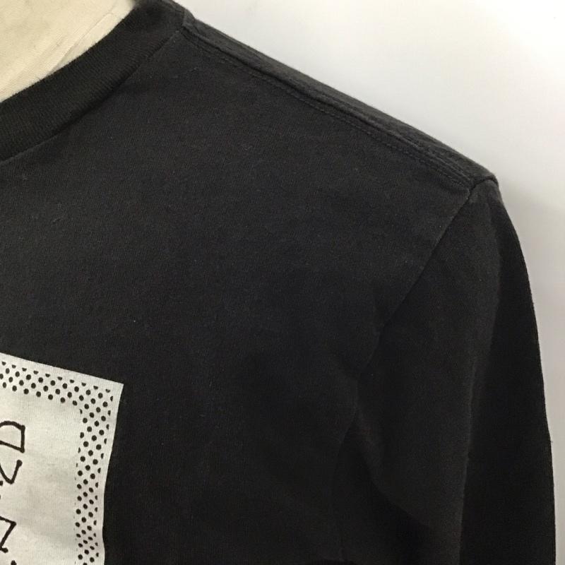ステューシー STUSSY カットソー 長袖 長袖カットソー クルーネックカットソー ロングスリーブカットソー プリントTシャツ M プリント 黒 / ブラック /  メンズ USED 古着 中古 10119958