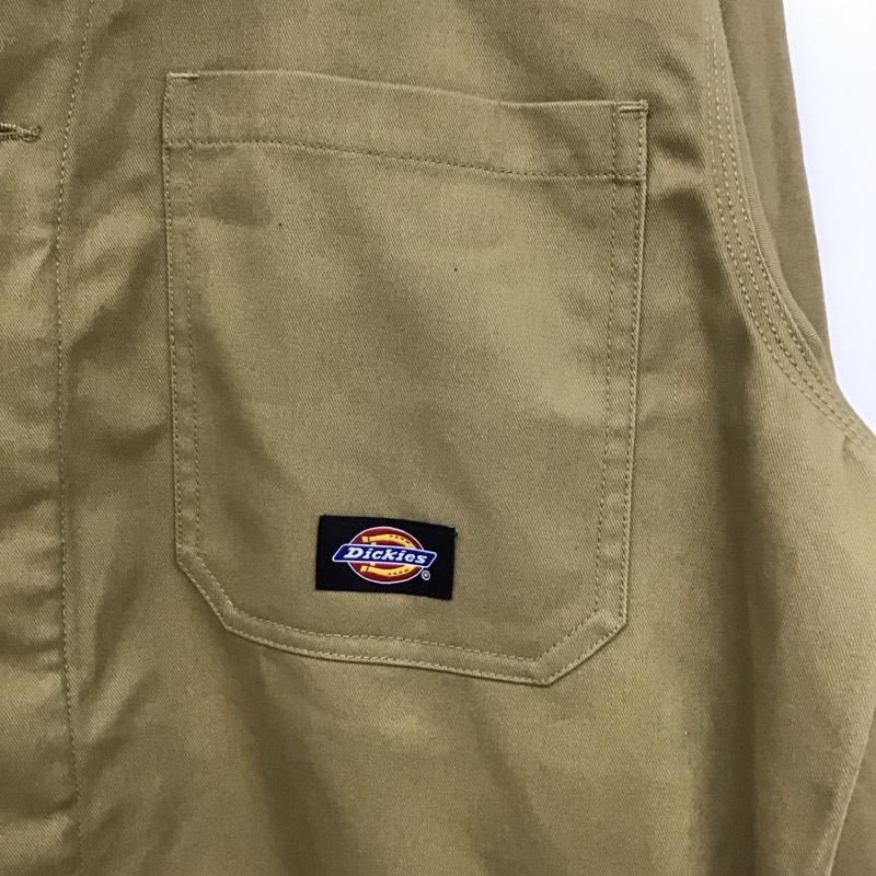 ディッキーズ Dickies サロペット・オーバーオール サロペット、オーバーオール つなぎ L 無地 ベージュ / ベージュ /  メンズ USED 古着 中古 10134445