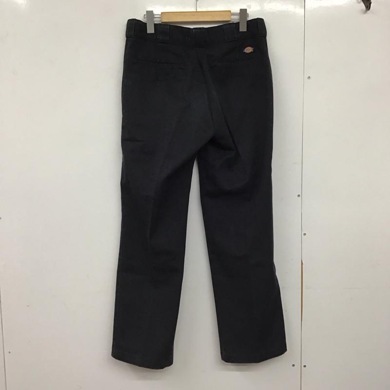 ディッキーズ Dickies パンツ ワークパンツ、ペインターパンツ ワークパンツ ワイドパンツ カジュアルパンツ 34 無地 黒 / ブラック /  メンズ USED 古着 中古 10150377