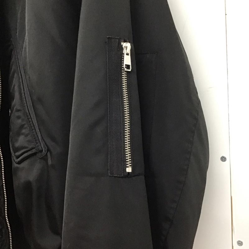 ザラ ZARA ジャケット、上着 ジャンパー、ブルゾン リバーシブル XL 無地 黒 / ブラック /  レディース USED 古着 中古 10140217