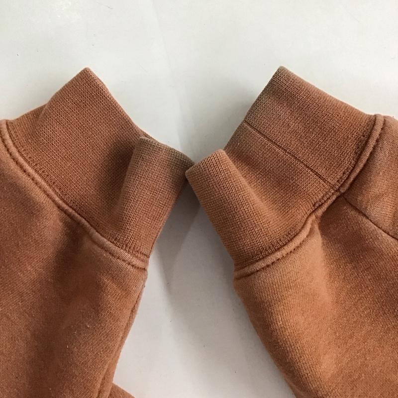 カーハート Carhartt パーカー 長袖 L ロゴ、文字 茶 / ブラウン /  メンズ USED 古着 中古 10124518