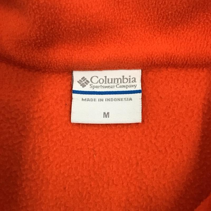 コロンビア Columbia ジャケット、上着 ジャンパー、ブルゾン フリース M 無地 橙 / オレンジ /  メンズ USED 古着 中古 10122034