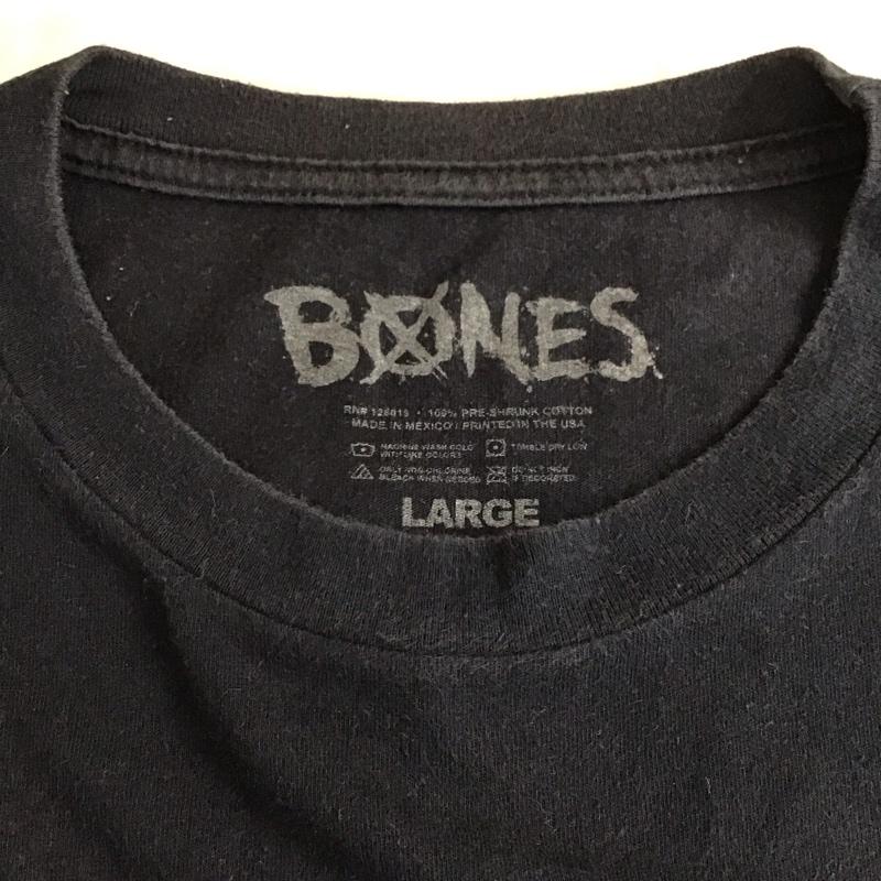 パウエル POWELL Tシャツ 半袖 半袖カットソー プリントTシャツ クルーネックカットソー L プリント 黒 / ブラック /  メンズ USED 古着 中古 10115321