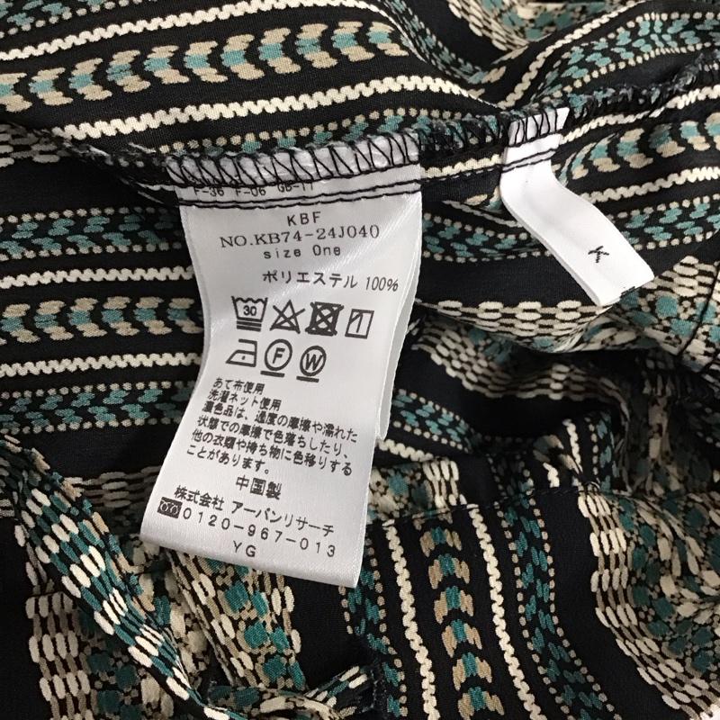 ケービーエフ KBF パンツ ワークパンツ、ペインターパンツ ワイドパンツ カジュアルパンツ ワークパンツ ONE SIZE プリント マルチカラー / マルチカラー /  レディース USED 古着 中古 10146677