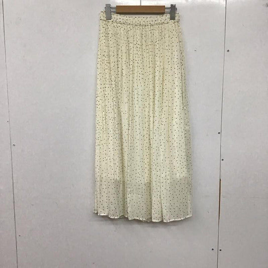 ロペピクニック ROPE  PICNIC スカート ロングスカート 38 ドット 白 / ホワイト /  レディース USED 古着 中古 10138061