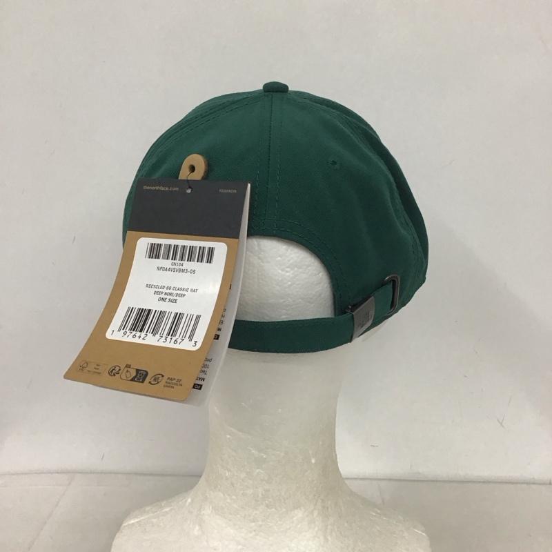 ザノースフェイス THE NORTH FACE 帽子 キャップ NF0A4VSV RECYCLED 66 CLASSIC HAT タグ付き ロゴ、文字 緑 / グリーン /  メンズ USED 古着 中古 10132518