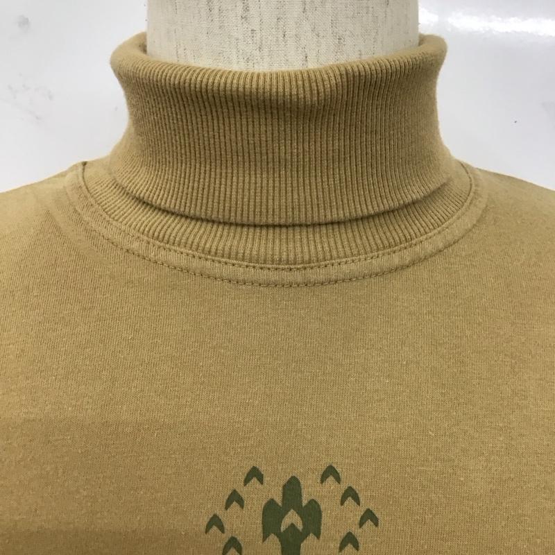 ドルチェアンドガッバーナ DOLCE&GABBANA カットソー 長袖 長袖カットソー プリントカットソー タートルネック 36 プリント ベージュ / ベージュ /  メンズ USED 古着 中古 10127741