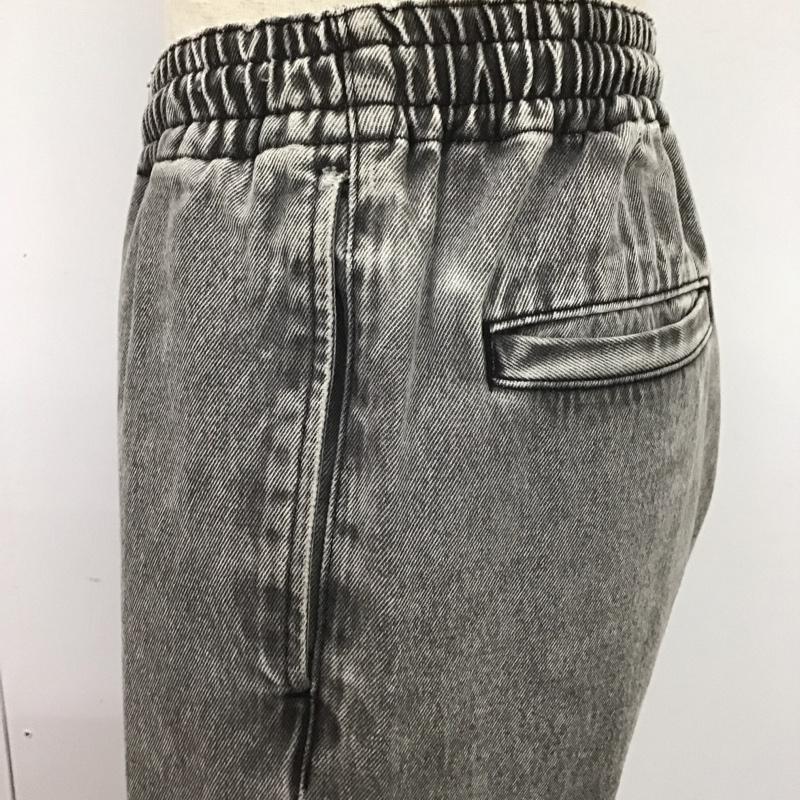 エクストララージ XLARGE パンツ デニム、ジーンズ ワイドパンツ カジュアルパンツ ジーンズ ワークパンツ M 無地 黒 / ブラック /  メンズ USED 古着 中古 10106346