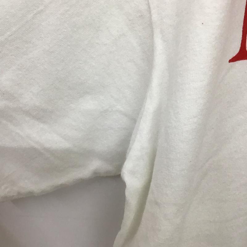 ヘインズ HANES Tシャツ 半袖 半袖カットソー プリントTシャツ クルーネックカットソー バンドTシャツ XL プリント 白 / ホワイト /  メンズ USED 古着 中古 10150407