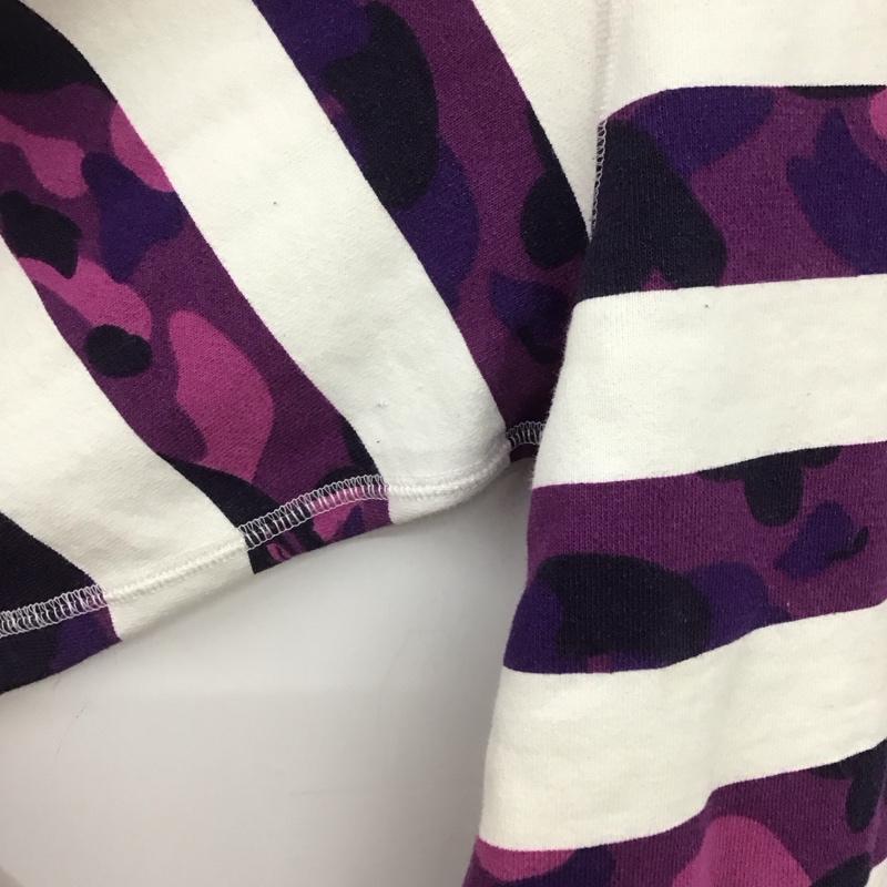 アベイシングエイプ A BATHING APE トレーナー 長袖 長袖トレーナー スウェット クルーネック プルオーバー M プリント マルチカラー / マルチカラー /  メンズ USED 古着 中古 10146825