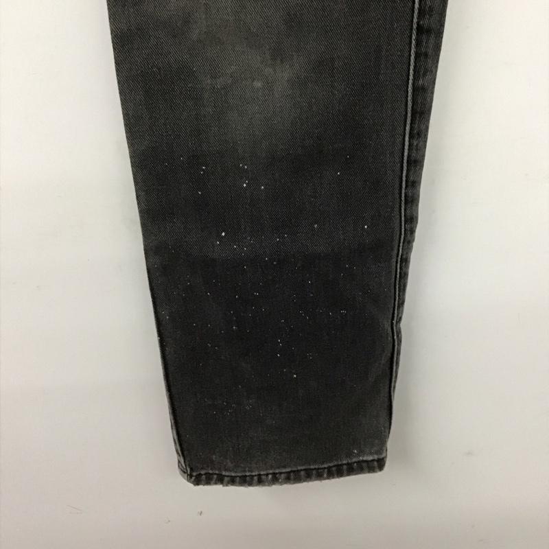 ゲス Guess パンツ デニム、ジーンズ デニムパンツ スリムパンツ カジュアルパンツ 30インチ ロゴ、文字 灰 / グレー /  メンズ USED 古着 中古 10143861
